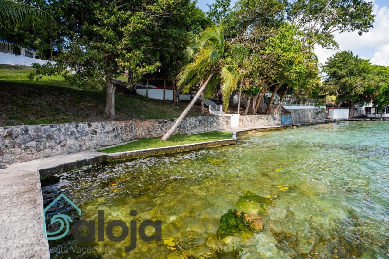 Villa Xtohil With Private Access To The Magic 7 Colors Lagoon Бакалар Экстерьер фото