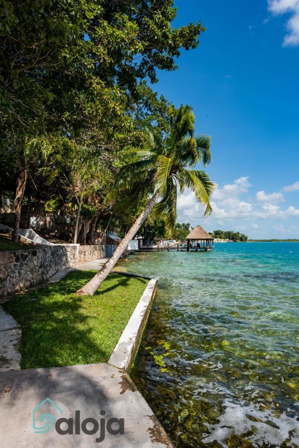 Villa Xtohil With Private Access To The Magic 7 Colors Lagoon Бакалар Экстерьер фото